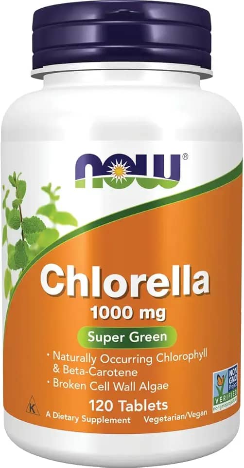 Chlorella 1000 miligramas, 120 comprimidos
