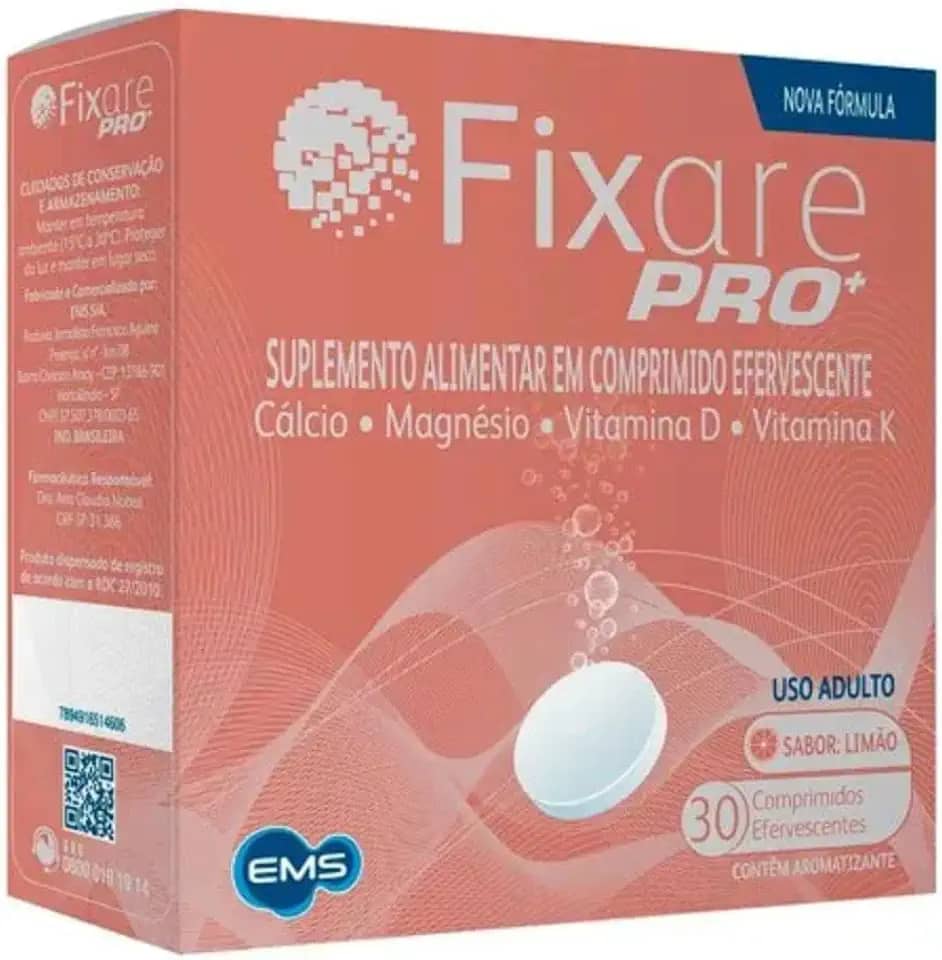 Fixare Pro+ Efervescente c/30 Comprimidos Sabor Limão