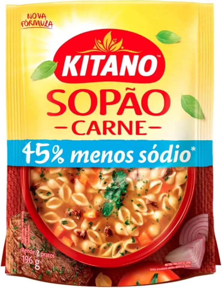 Kitano Sopão De Carne 196G