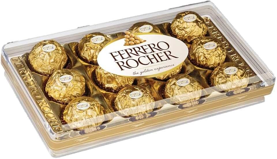 Bombom Ferrero Rocher com 12 unidades