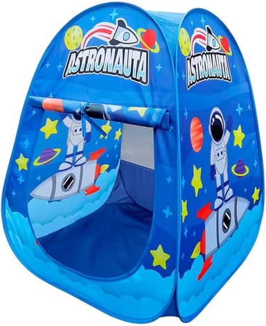 DM Toys Barraca Infantil Dobrável Astronauta Azul
