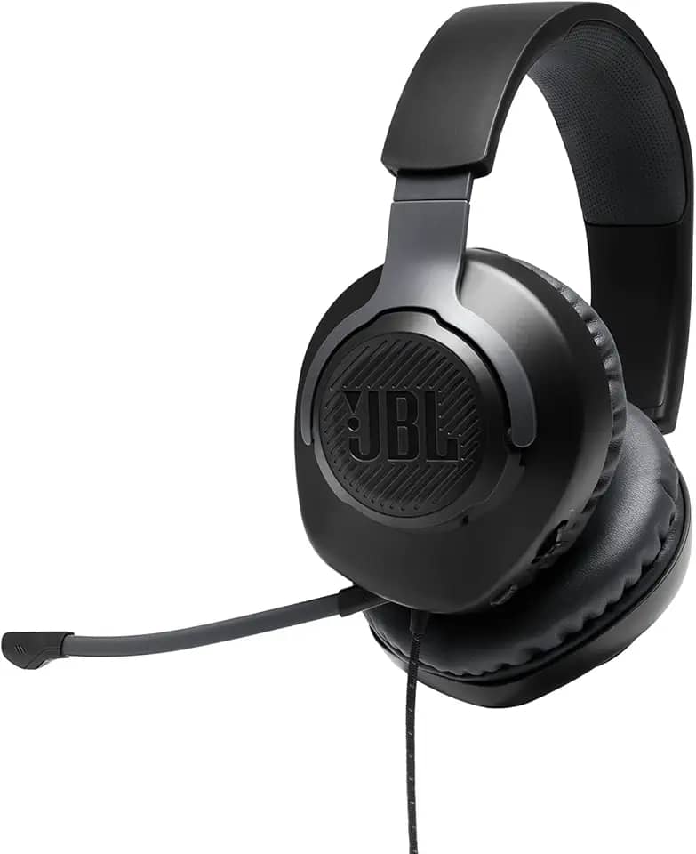 Fone de ouvido JBL Quantum 100, grande, preto