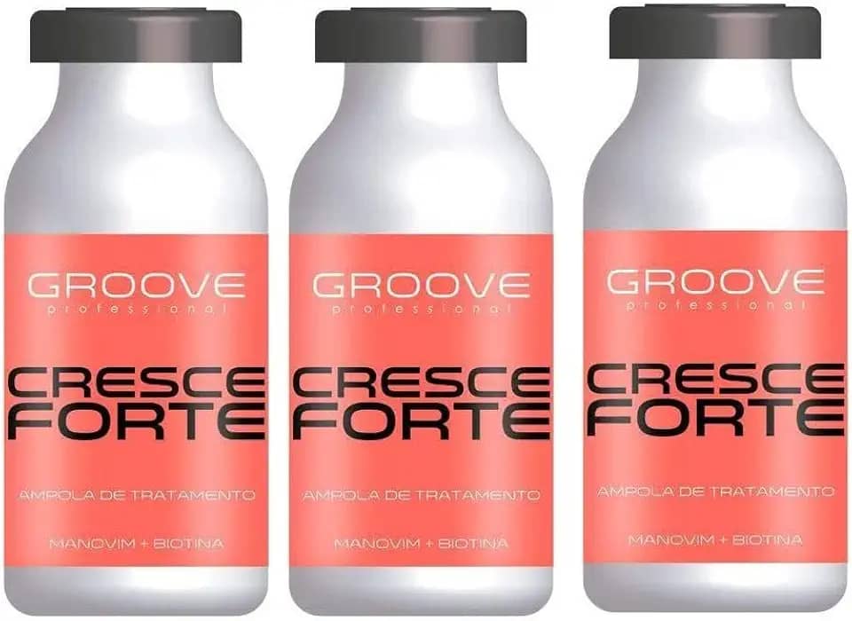 Groove Ampola Cresce Forte cabelos saudáveis 15ml