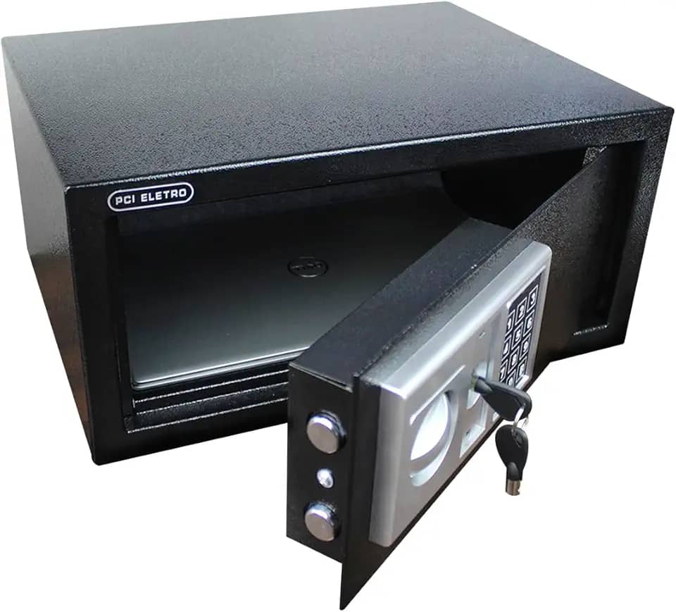 Cofre Eletrônico Digital para Notebook e Laptop 43x33x20 cm – Segurança Residencial