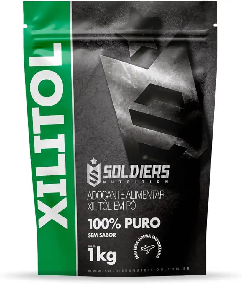 Soldiers Nutrition - Xylitol 1Kg - 100% Puro Importado
