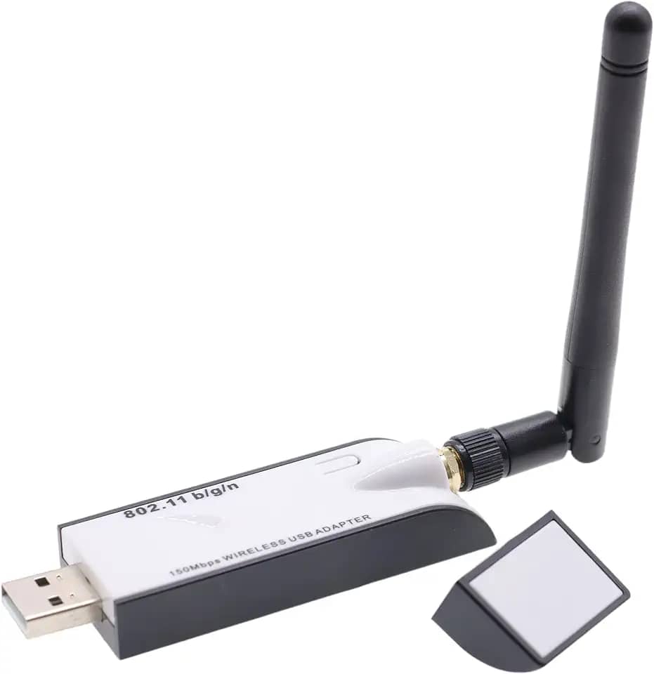 Deal4GO Adaptador WiFi sem fio RT3070 802.11n 150Mbps USB para Ralink RT3070L Kali Linux Ubuntu Windows CE/7/8/10/11