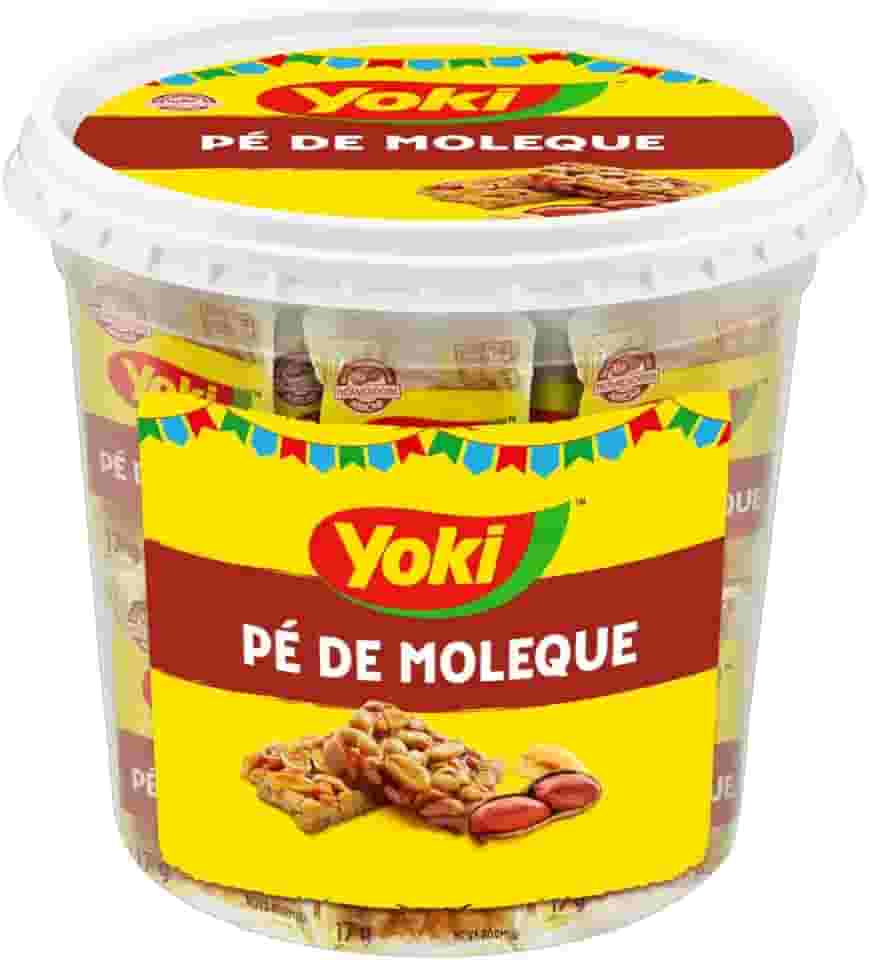 Pé de Moleque Yoki Tradição Brasileira Pote 800g 47 Unidades