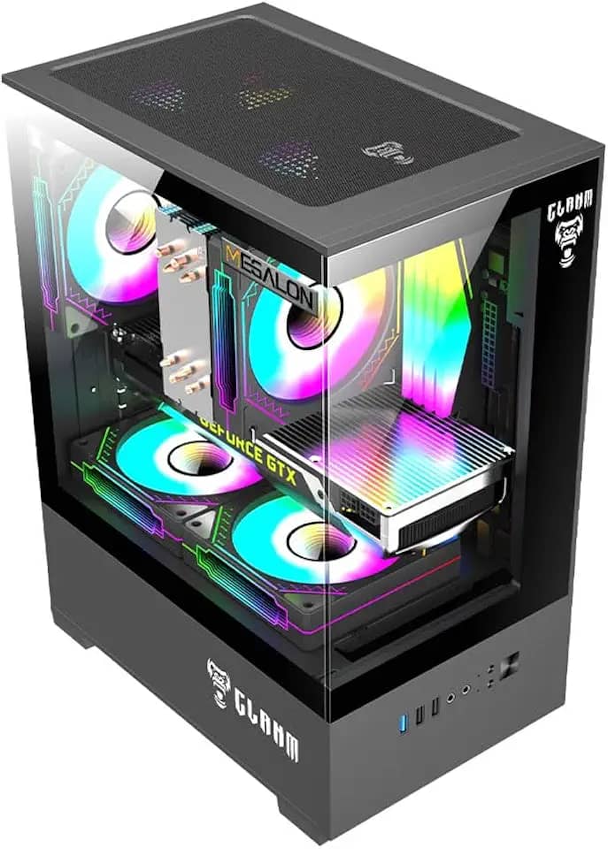 Gabinete Gamer Megalon Clanm ATX Design e Performance