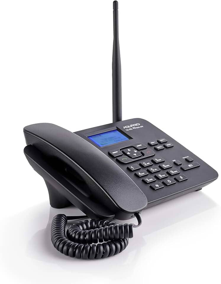 Telefone Celular Fixo CA42-S Preto AQUARIO, Aquario, CA42S, Preto