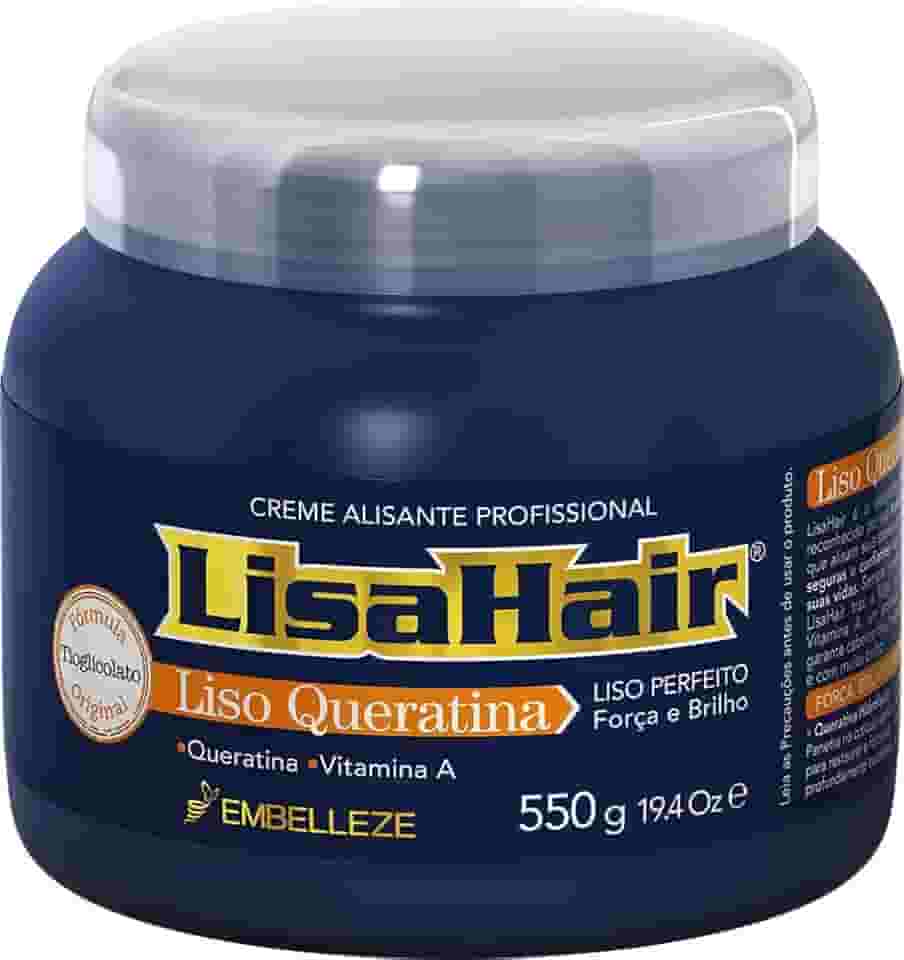 Creme Alisante Liso Queratina 550 g, LisaHair