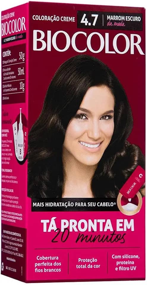 Biocolor Mini Kit Coloração Creme 4.7 Da Moda
