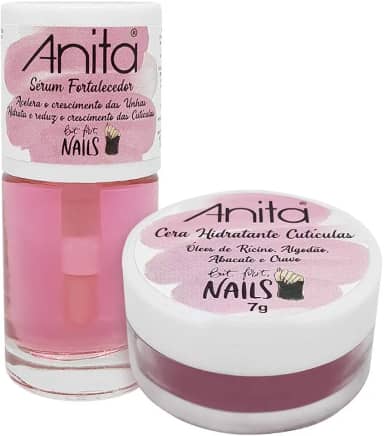 Kit Fortalecedor de unhas Anita + Serum e Cera hidratante, Anita