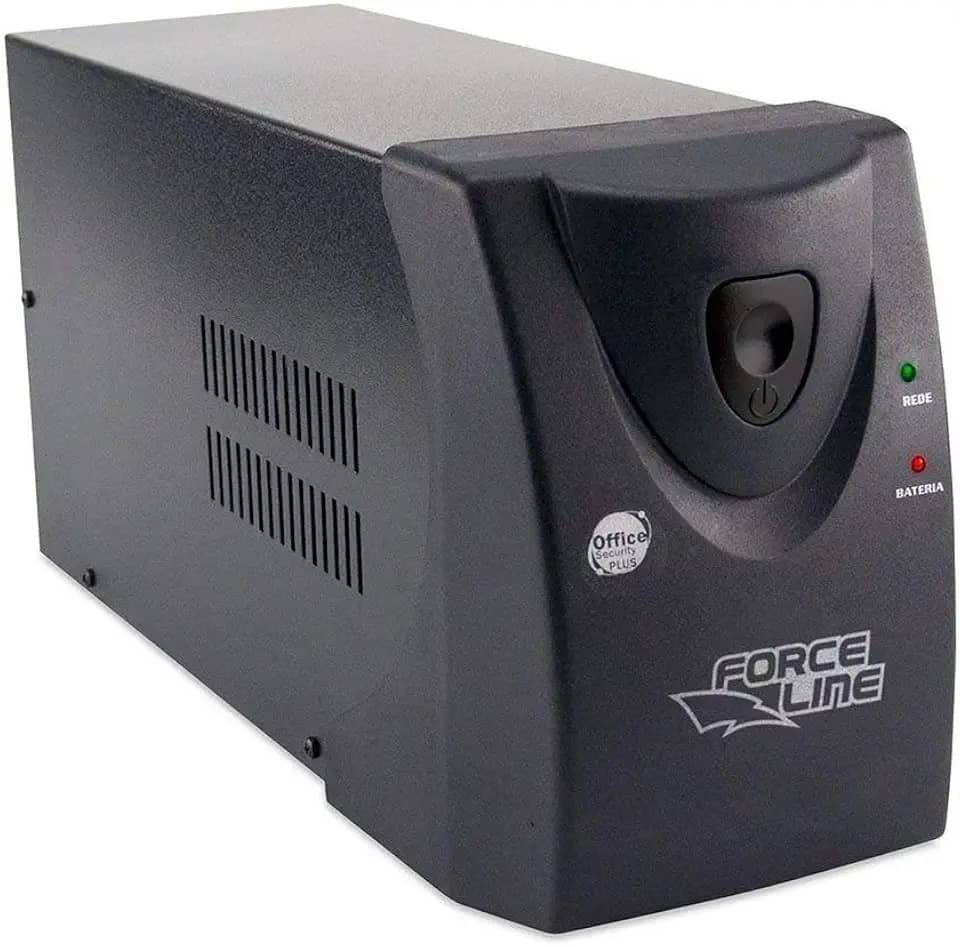 Force Line - Nobreak Office Security Plus,Acessórios para Computador, Preto