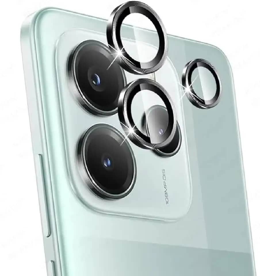 Película Protedora da Lente Câmera Para Xiaomi Redmi Note 14 5G 4G