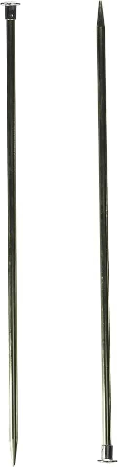 Agulhas de tricô Boye 70420, tamanho 8 (5 mm), alumínio, 2 peças