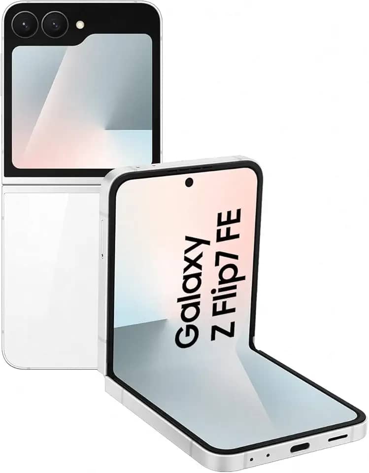 Samsung Galaxy Z Flip7 FE 5G, 128GB 8GB RAM Tela 6,7", Galaxy AI - Branco