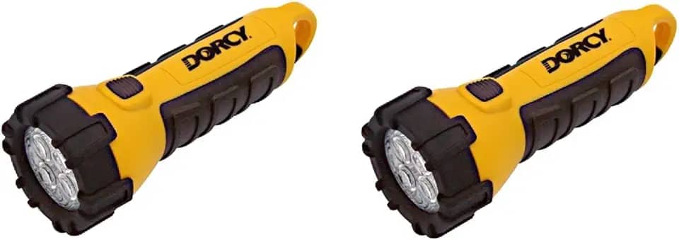 Dorcy 41-2524 Lanterna LED flutuante com clipe mosquetão, 55 lúmens, amarela