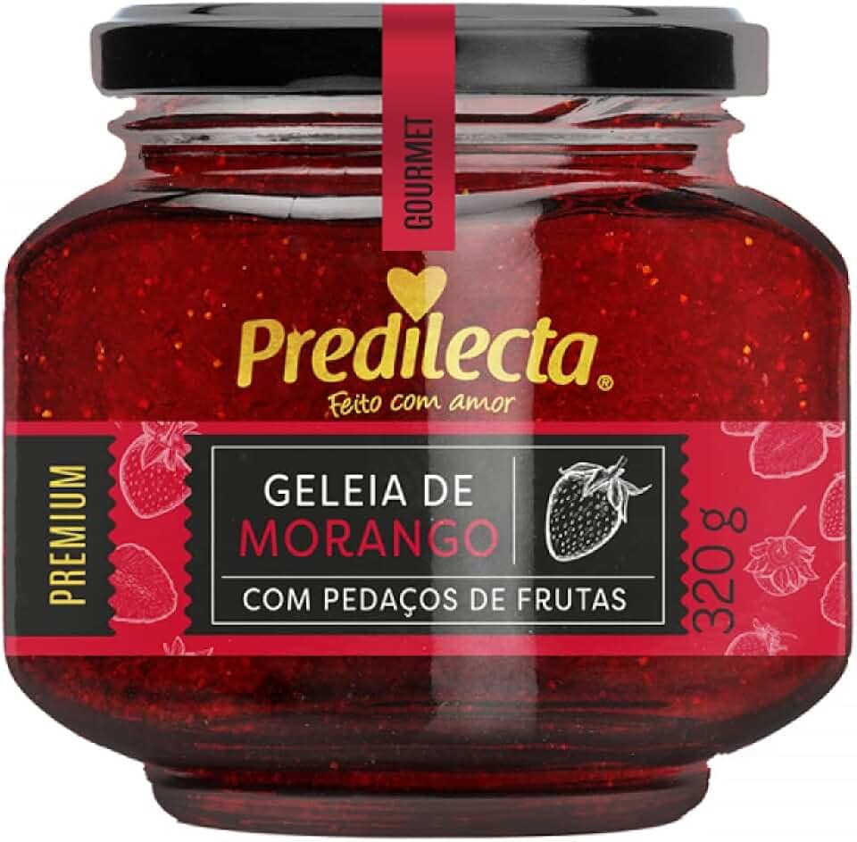 GELÉIA DE MORANGO PREMIUM PREDILECTA VIDRO 320g