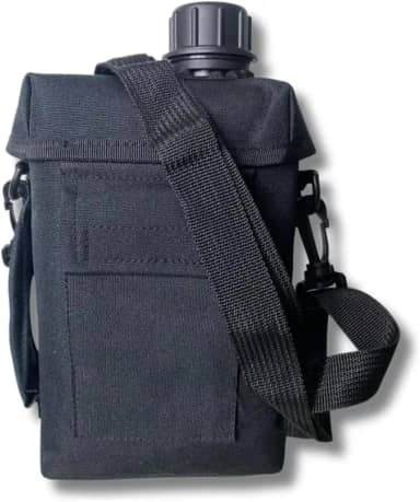 Cantil Tatico Militar Capacidade 2 Litros Com Capa Multicor ' (Preto)