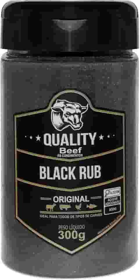 Quality Beef Tempero Sal de Parrilla Black Rub 300g