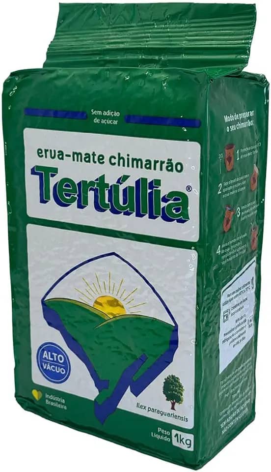 Erva Mate Tertulia Tradicional Alto Vácuo 1 Kg Chimarrão