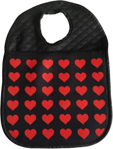 Lixeira Personalizada Para Carro Em Neoprene Veiculo lixinho lixocar Lixeira Automotiva (Coração Vermelho)
