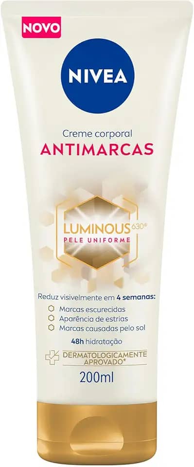 NIVEA LUMINOUS 630® Creme Corporal Antimarcas 200ml