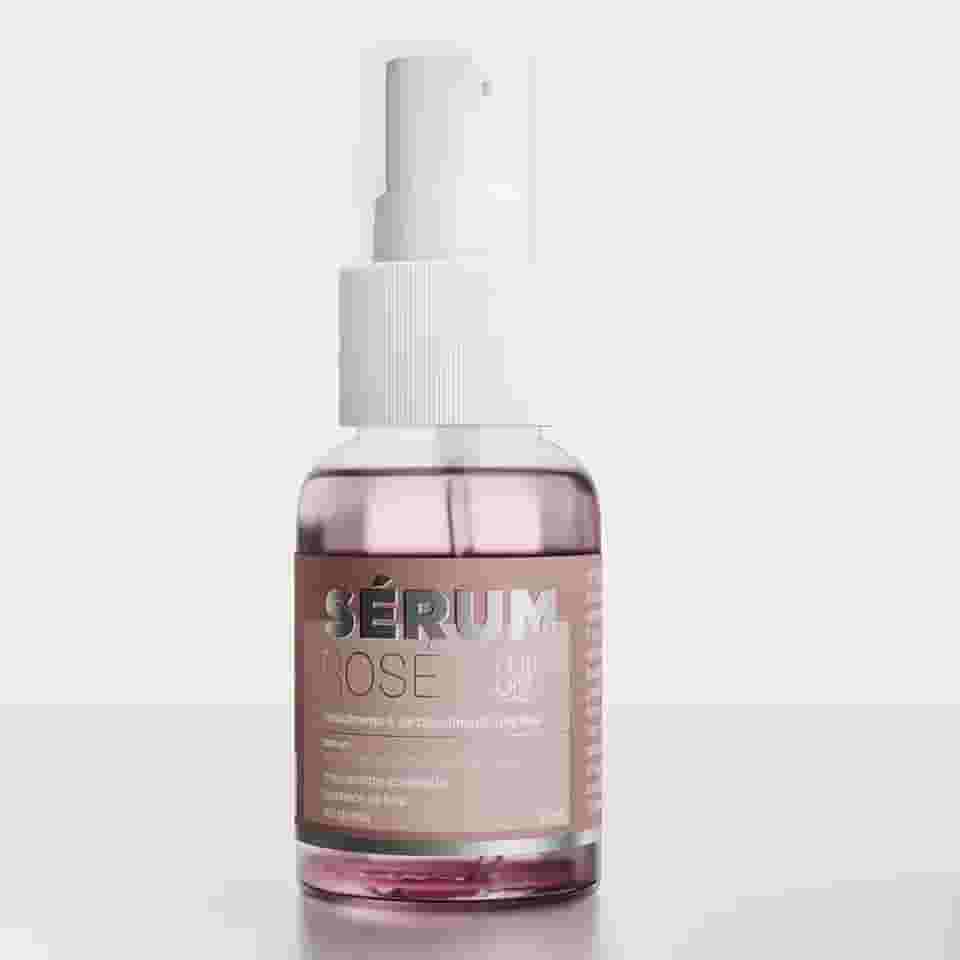 Serum Rosé Crescimento Capilar Crescer Cabelo Rapido e Forte Anti Queda (30ml)