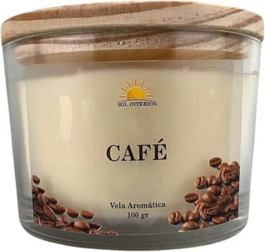 Vela Aromática Artesanal, 9 Fragrâncias Disponíveis, Baunilha, Capim Limão, Lavanda, Bamboo, Alecrim (Café)