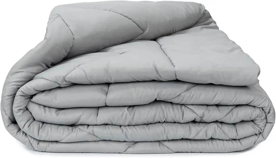 Plumasul Edredom Soft Touch Cinza Queen 240x260cm