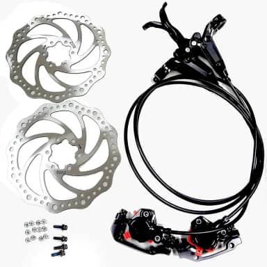 Freio A Disco Hidráulico Yamada DXU-16 Discos 160mm Aros 26 A 29