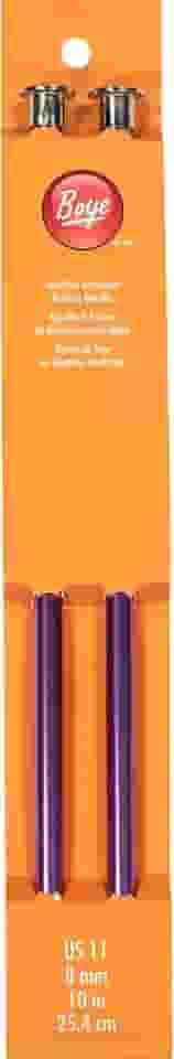 Simplicity Creative Group, Inc Agulhas de tricô de ponta única de alumínio tamanho 11 de 25 cm, Azul bebê