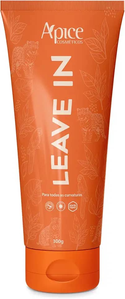 Ápice Leave In Condicionante | Proteção Térmica, Filtro Solar e Ação Antifrizz para Todas as Curvaturas | 300g