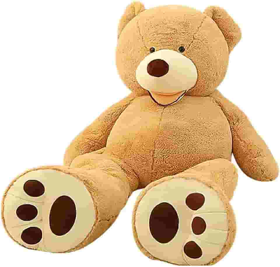 Urso de Pelucia Gigante 1 metro Teddy Caramelo Macio Fofo Grande Enorme - Pelucias HAS Brasil