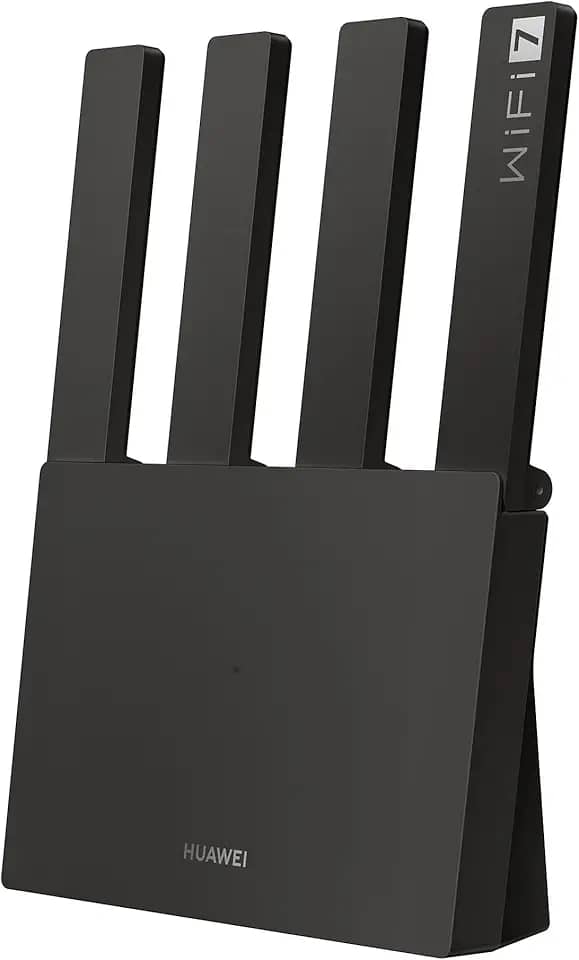 Roteador, HUAWEI WiFi BE3, Wifi 7, 3.6 Gpbs Dual-Band Wi-Fi 7, Visualização de Diagnóstico WiFi, Controle Parental, Preto