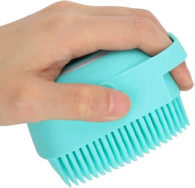 Escova de Pelo Curto para Gatos e Cães - Escova de Banho e Xampu para Animais de Estimação, Pente de Banho