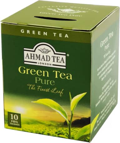 Ahmad Tea London Chá Verde Pure 10 Unidades De 20G