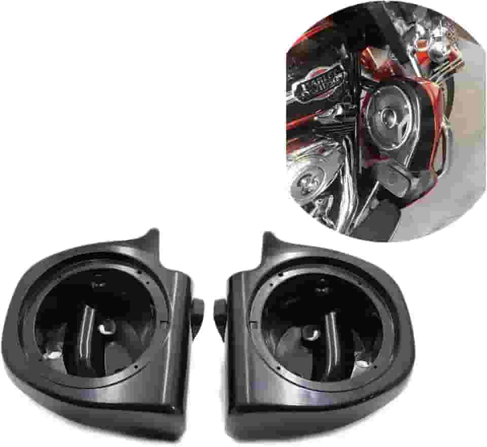 Caixa de som HTTMT HL1584-052F-R/L- 16,5 cm compatível com Harley Touring 1993-2013 carenagens ventiladas inferiores