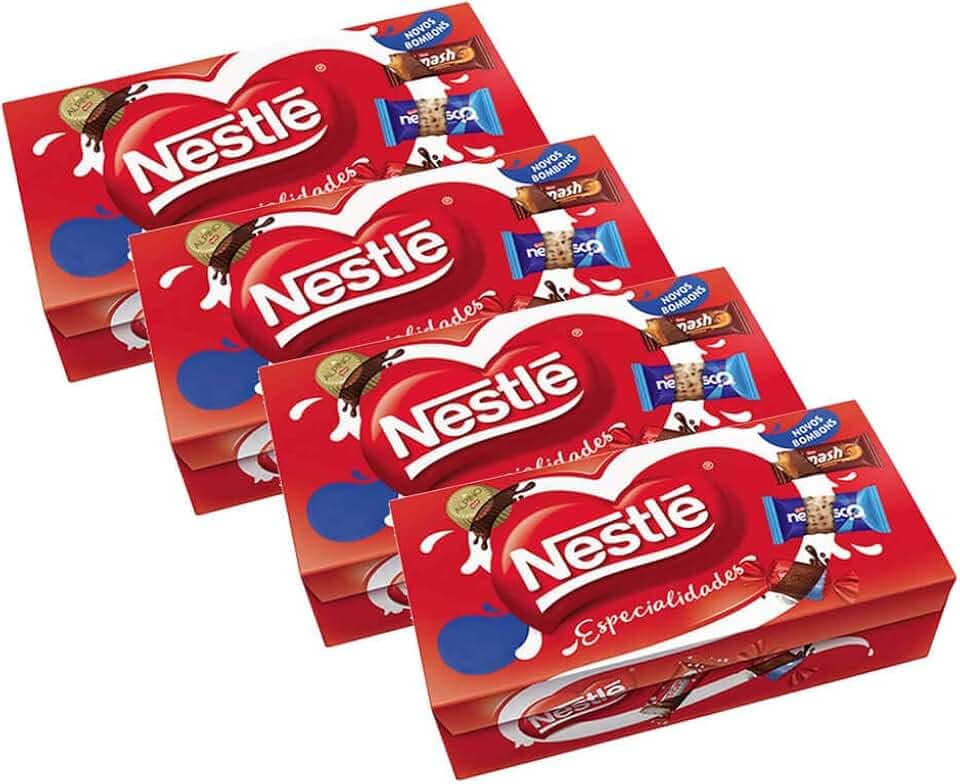 Kit 4 Caixas Bombons Sortidos Especialidades 251g - Nestlé