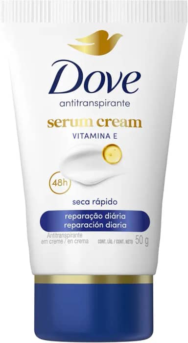Dove Desodorante Antitranspirante em Creme Sérum Reparação Diária 50 G
