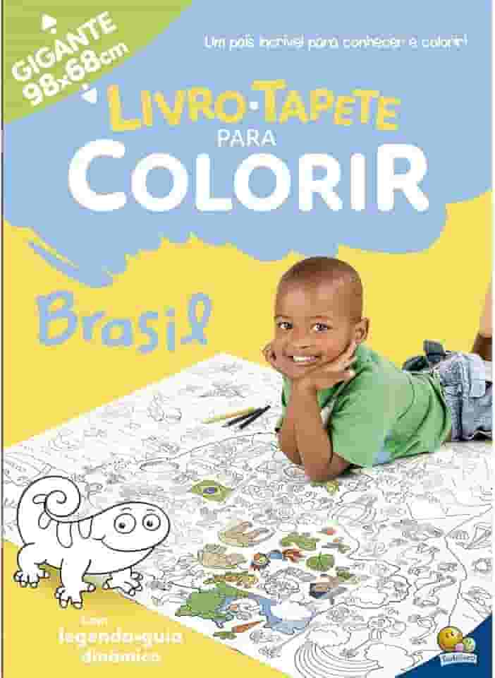 Livro-Tapete para Colorir: Brasil