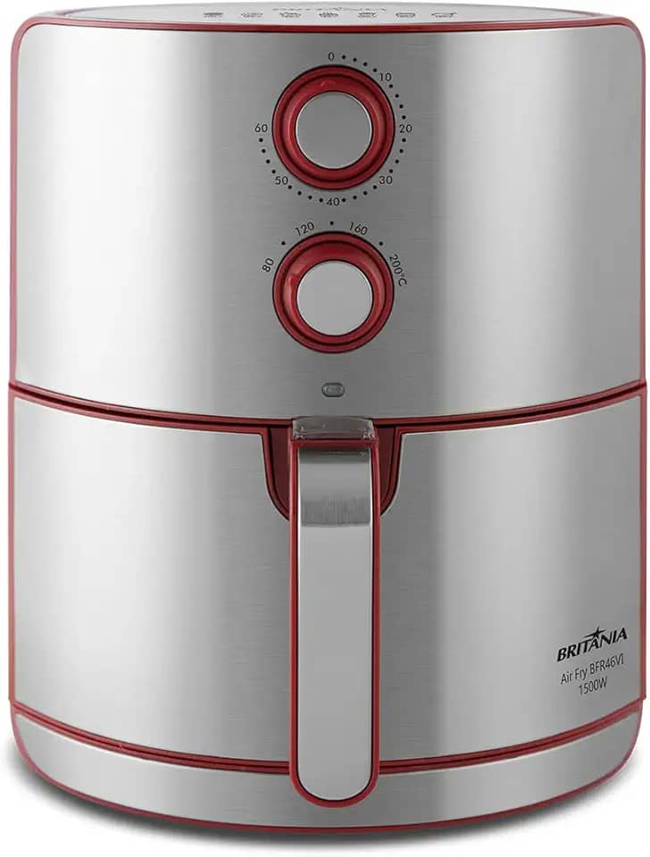 Fritadeira Air Fry Britânia BFR46VI Antiaderente 4,6L 1500W 127V