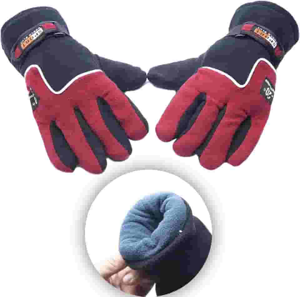 luvas de frio térmicas femininas gelo neve luva mulheres fleece polar