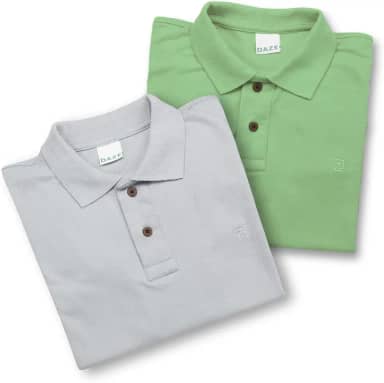 KIT 2 Camisas Polo Masculina Algodão