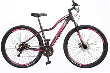 Bicicleta Aro 29 Feminina Urbana KSW MWZA Alumínio – 24 Marchas, Freio a Disco, Suspensão 80mm, Ideal para Cidade e Passeio