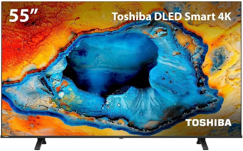 Smart TV DLED 55" 4k Toshiba 55C350NS VIDAA 3 HDMI 2 USB Wi-Fi - TB030M