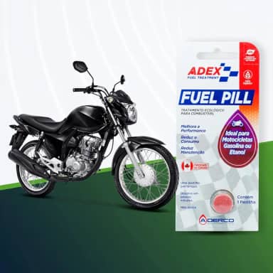 Kit 5 Un Aditivo Sólido Para Combustível MOTO Adex Pastilhas