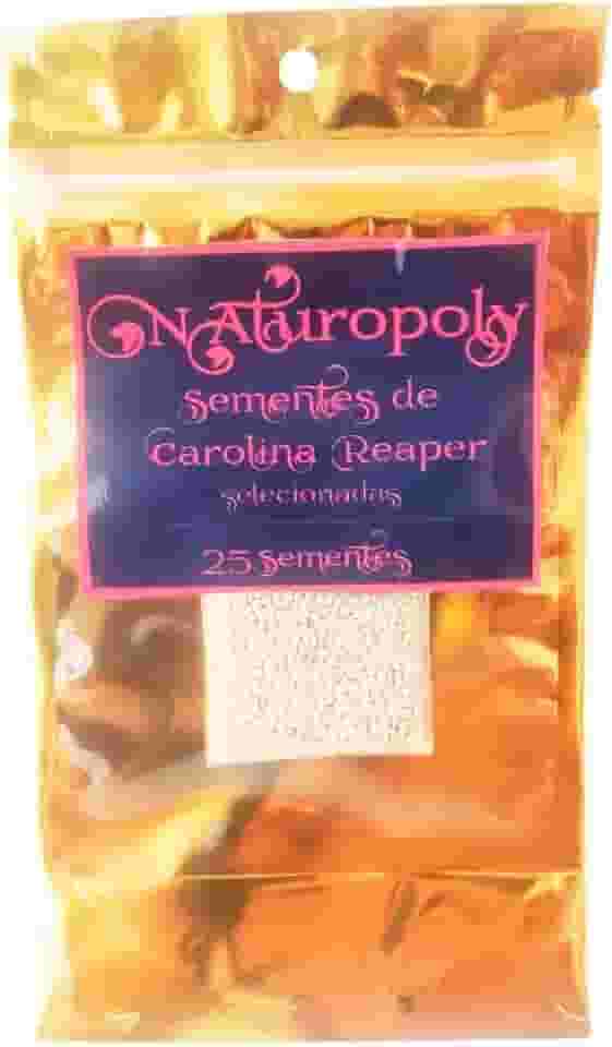 25 Sementes Carolina Reaper Selecionadas Horta Jardim Hortaliça