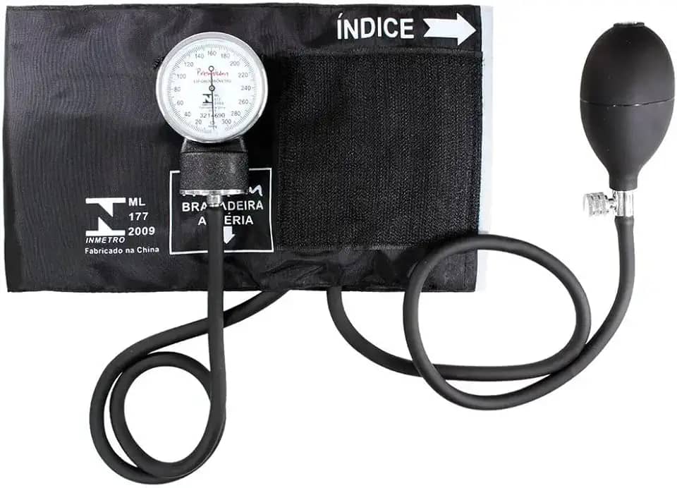 Esfigmomanômetro Aneroide Premium - Cores (Preto)