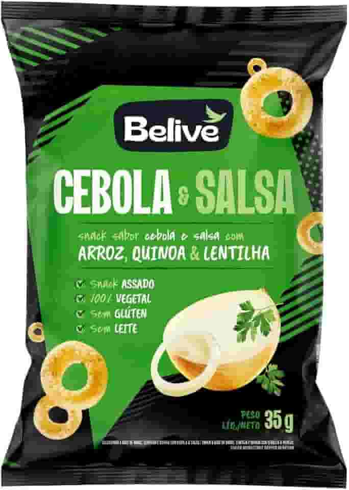 Belive Snack Multigrãos Sabor Cebola E Salsa Sem Glúten Sem Lactose 35G